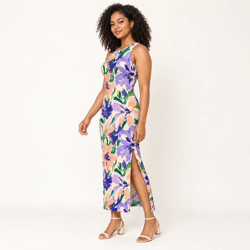 Bloom Riot bodycon dress — hero view