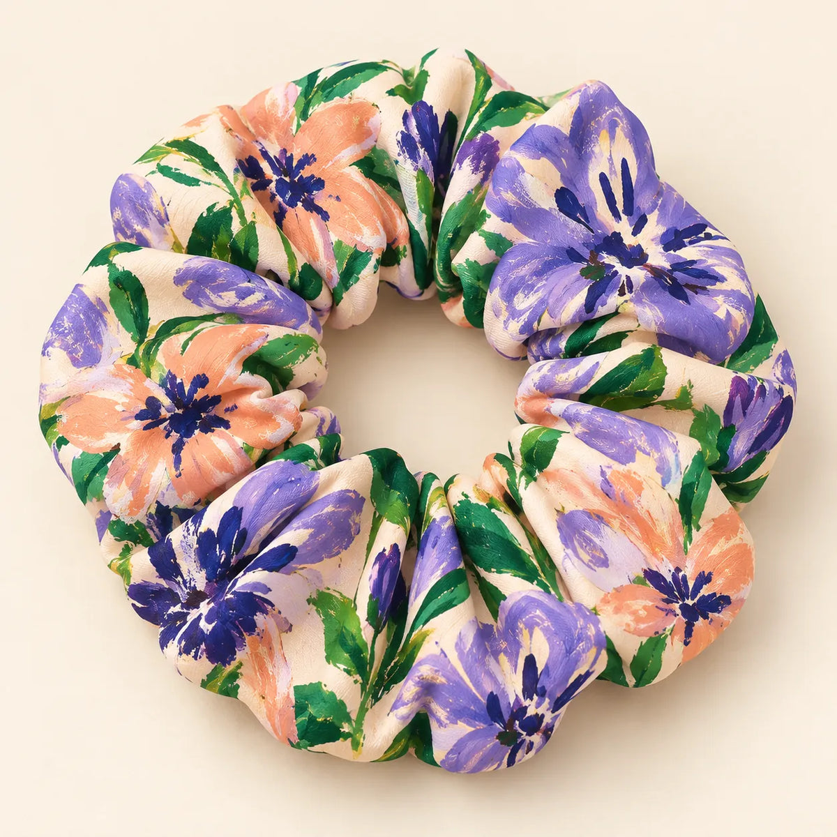 Bloom Riot scrunchie — detail view