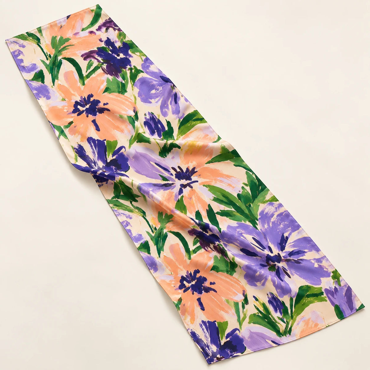 Bloom Riot stole — detail view