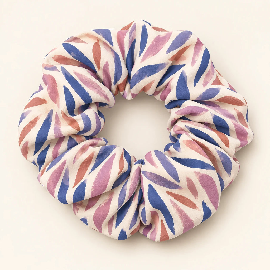 Blush Pulse Scrunchie — detail view