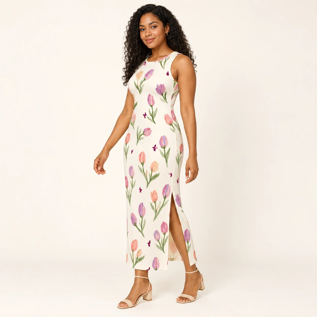 Butterfly Garden bodycon dress — hero view