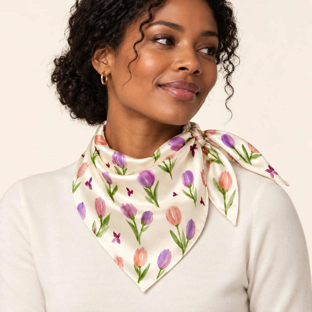 Butterfly Garden scarf — hero view