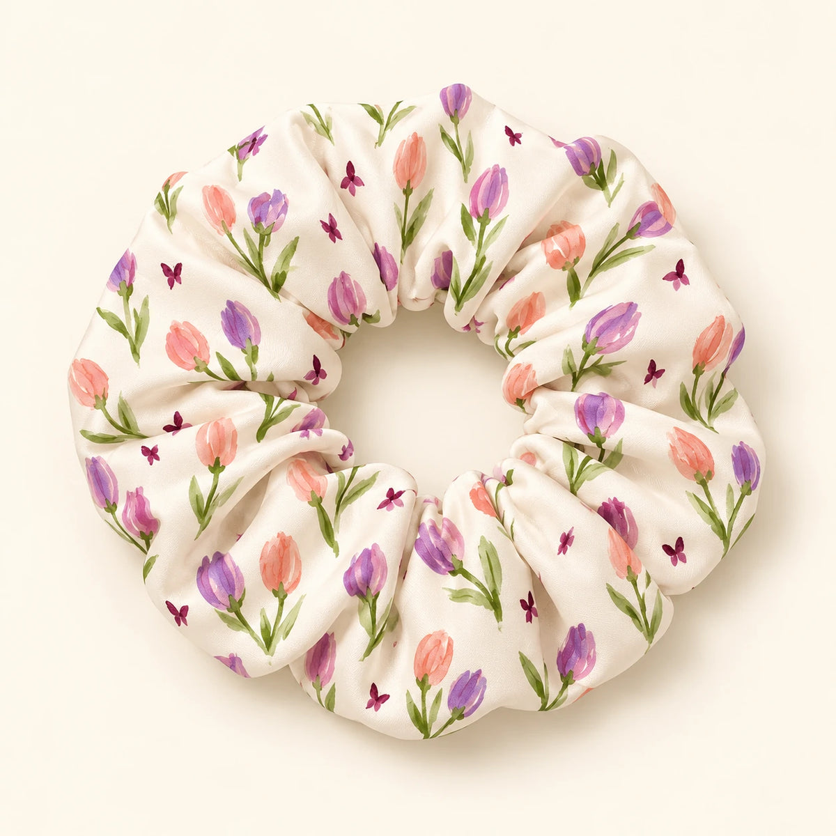 Butterfly Garden scrunchie — hero view