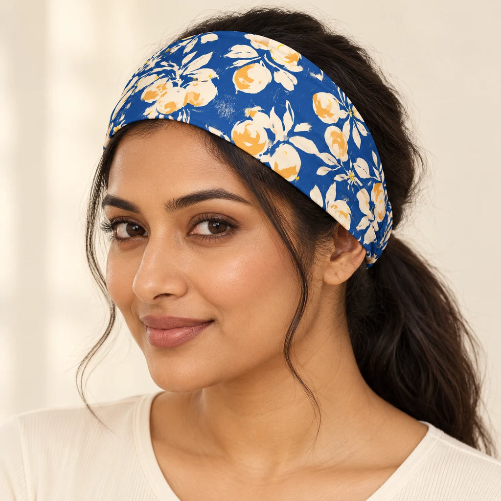 Citron Azure headband — hero view