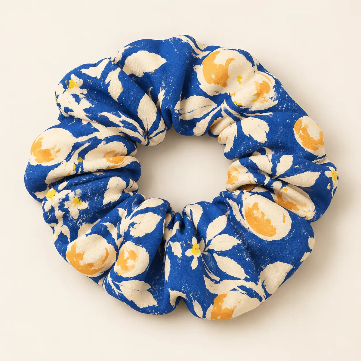 Citron Azure scrunchie — hero view