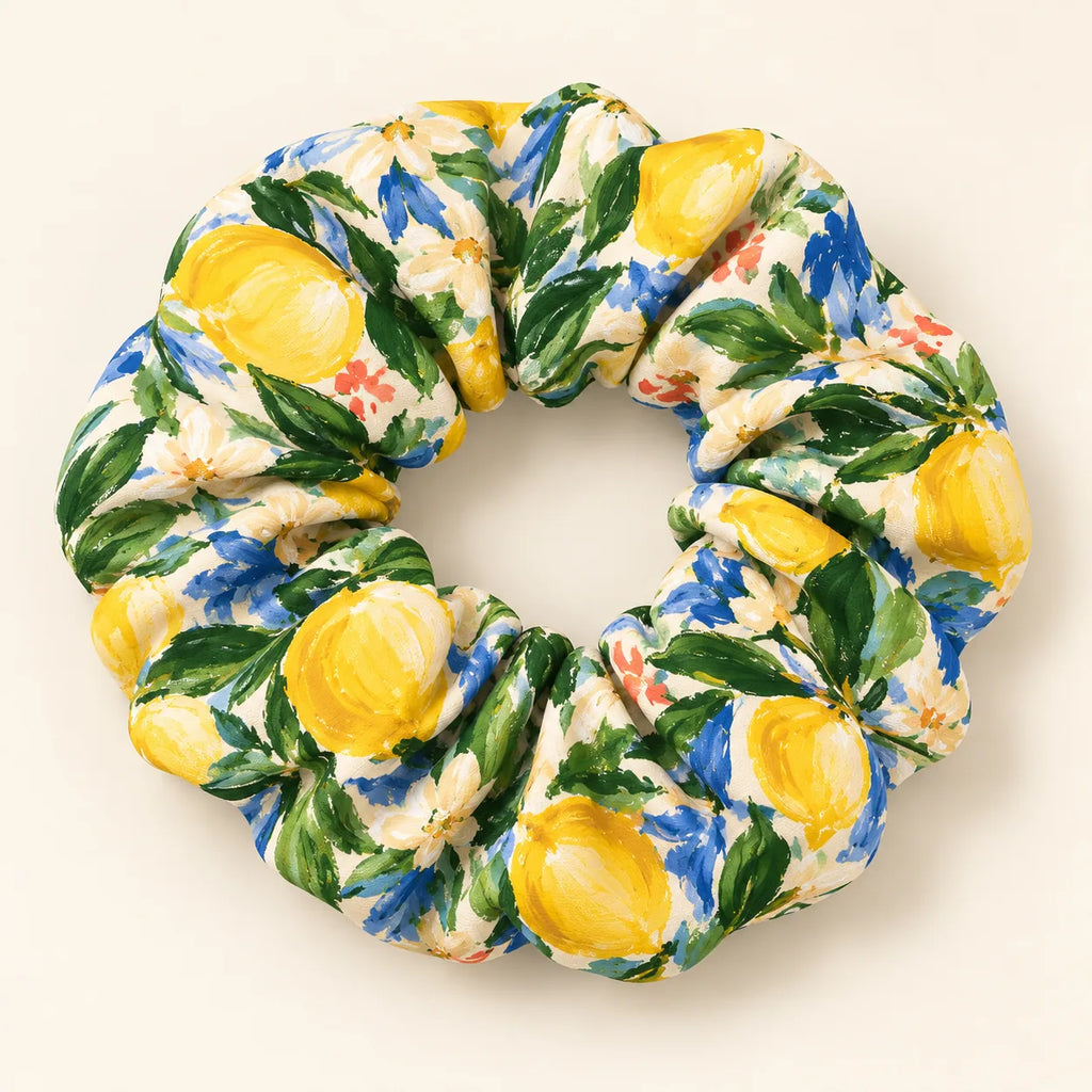 Citron Grove Scrunchie — detail view