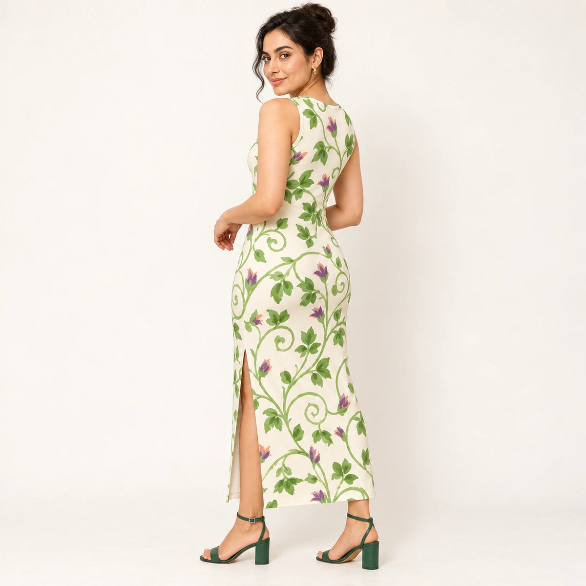 Climbing Dreams bodycon dress — rear view
