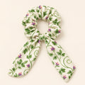 Climbing Dreams bow-tie scrunchie — hero view