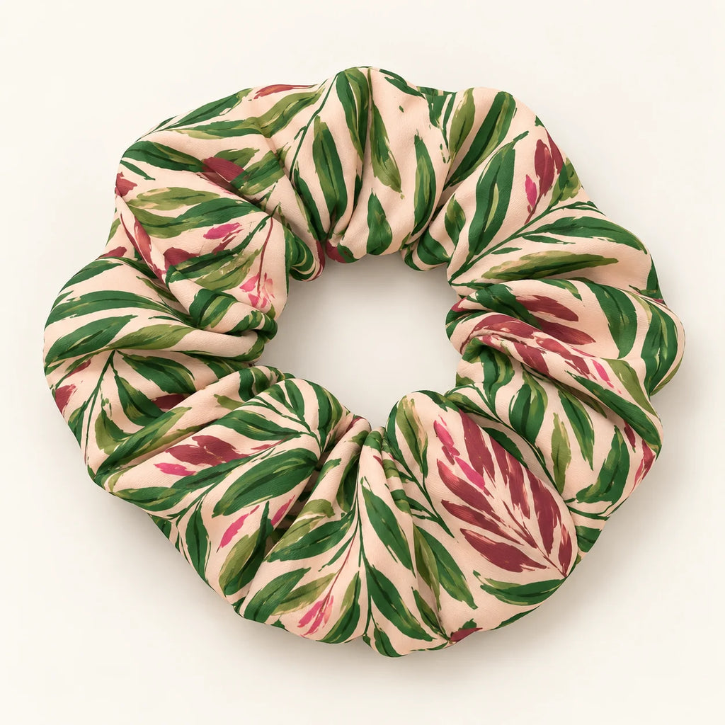 Forest Verse Scrunchie — detail view