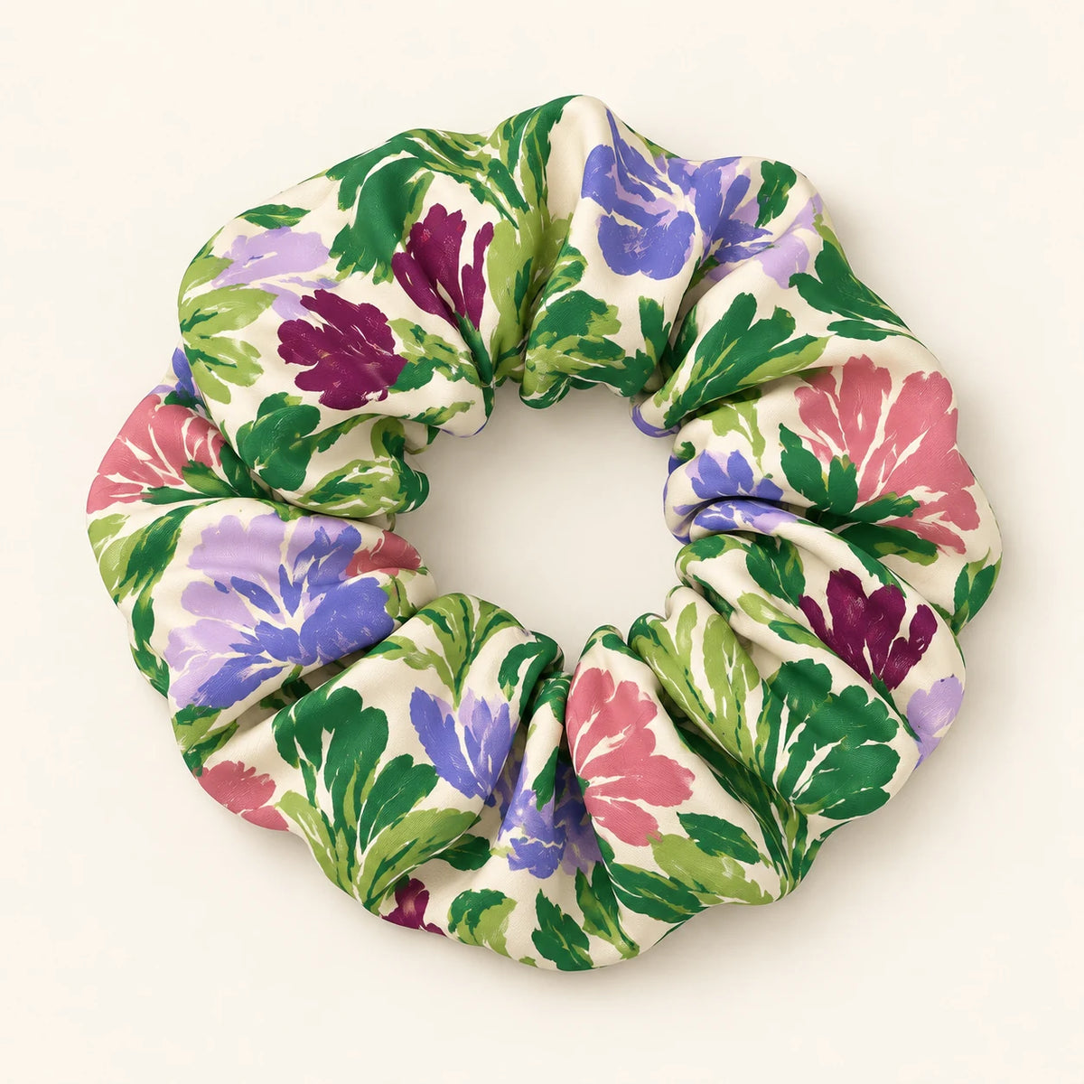 Garden Rhapsody scrunchie — hero view