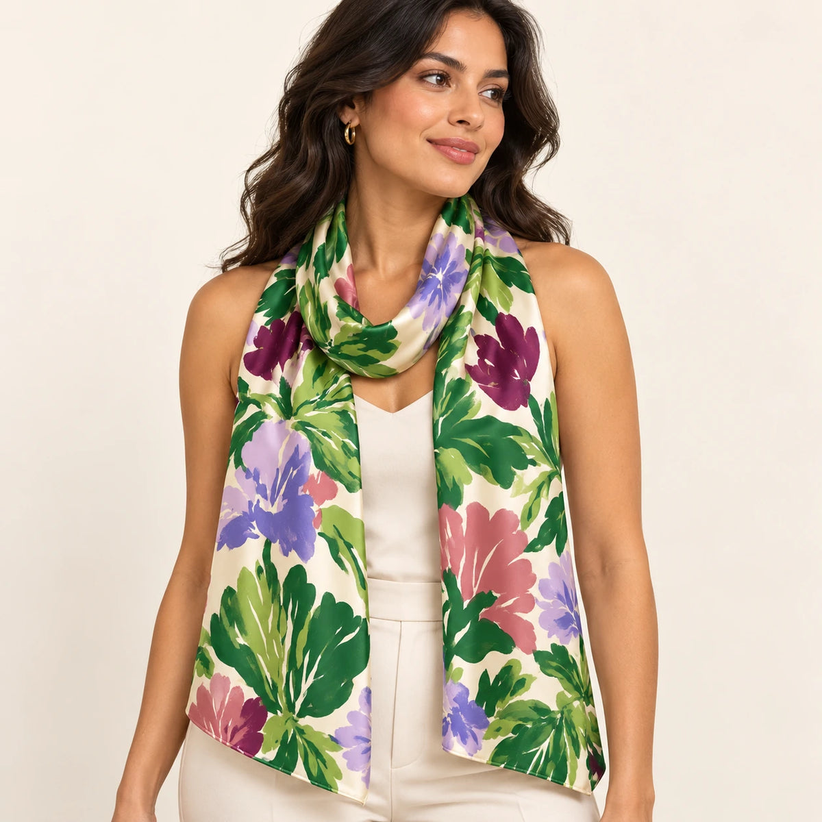 Garden Rhapsody stole — hero view