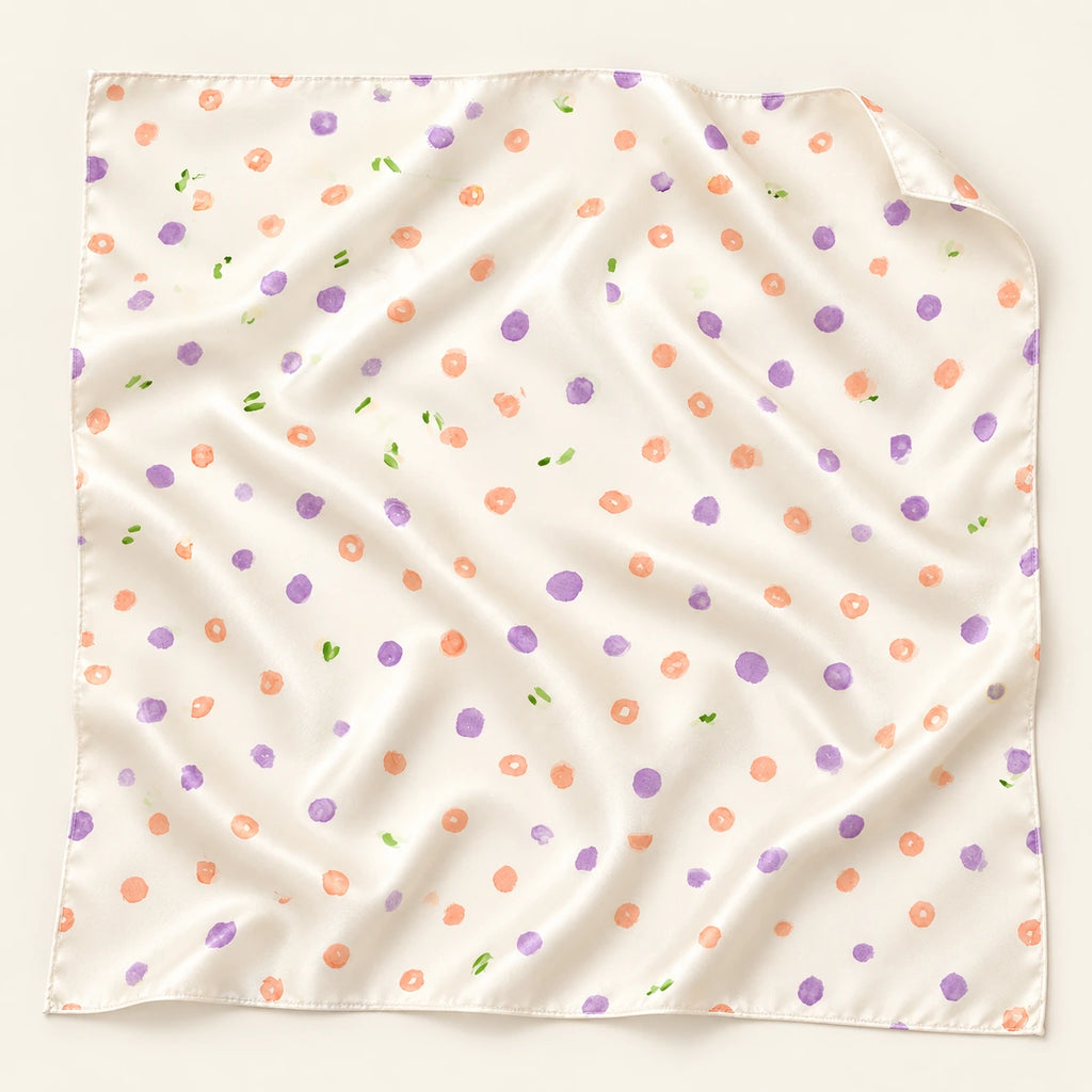 Garden Sprinkles scarf — detail view