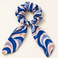 Indigo Reverie Bow-Tie Scrunchie — hero view