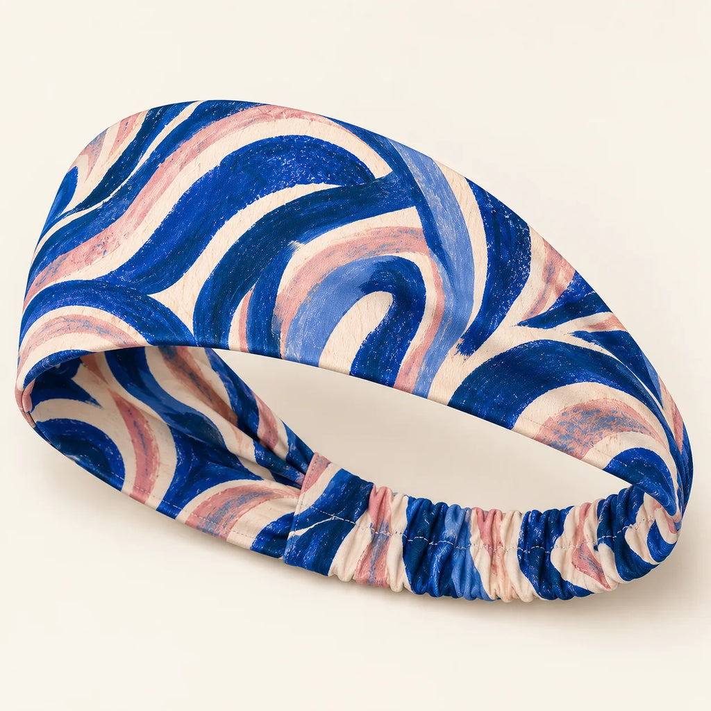Indigo Reverie Headband — detail view