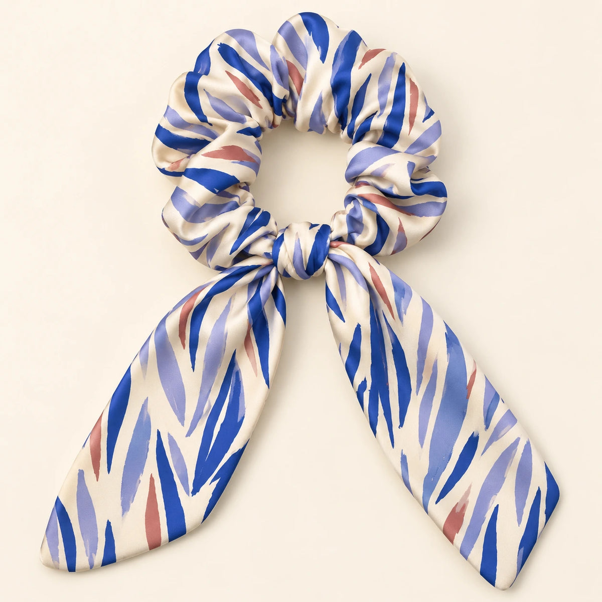 Lavender Cadence Bow-Tie Scrunchie — detail view