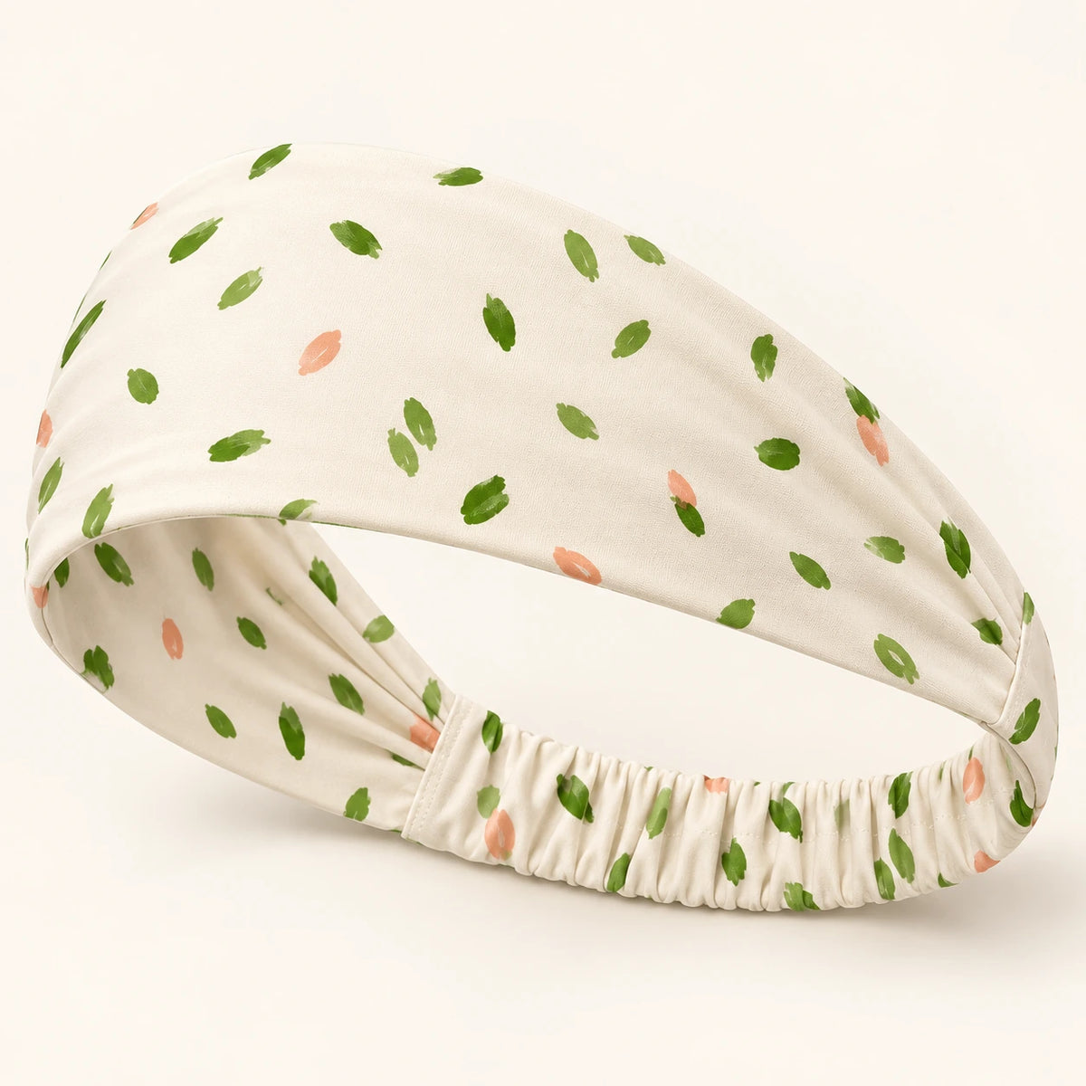 Leaf Whispers headband — detail view