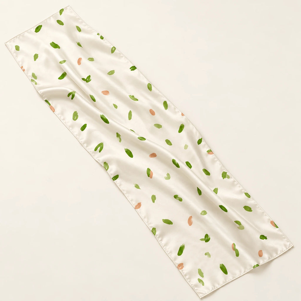 Leaf Whispers stole — detail view
