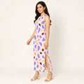 Lilac Terrazzo bodycon dress — hero view