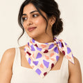 Lilac Terrazzo scarf — hero view