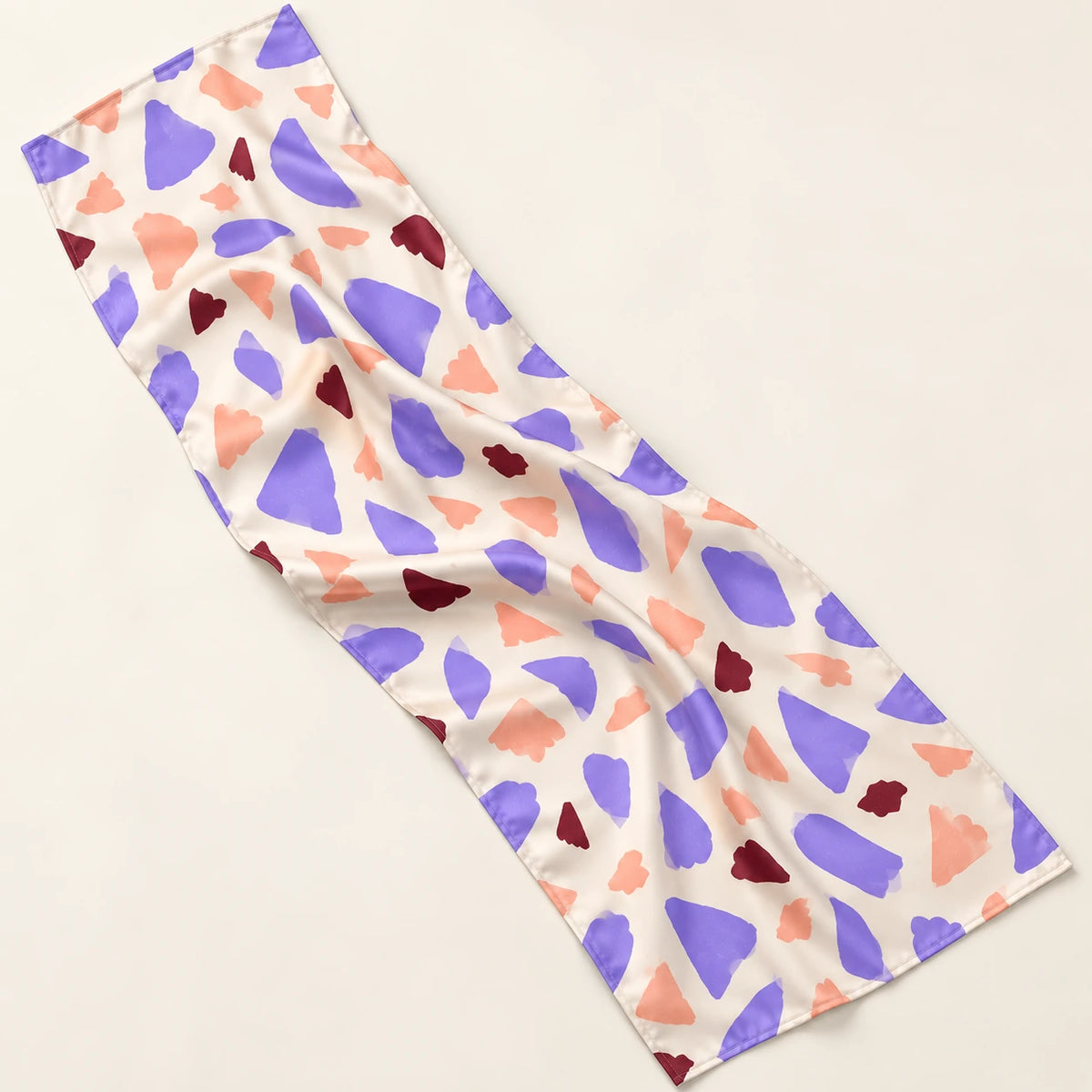 Lilac Terrazzo stole — detail view