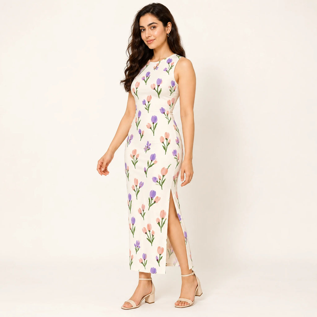 Little Buds bodycon dress — hero view
