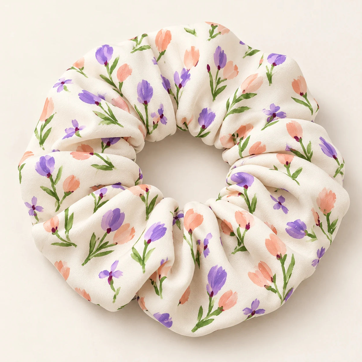 Little Buds scrunchie — detail view