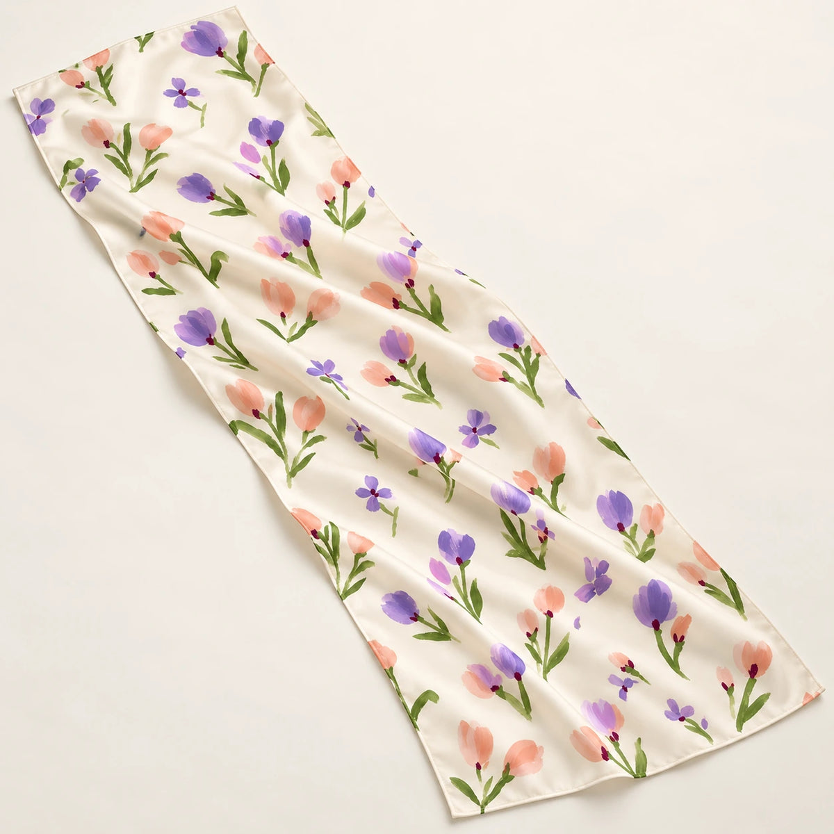 Little Buds stole — detail view