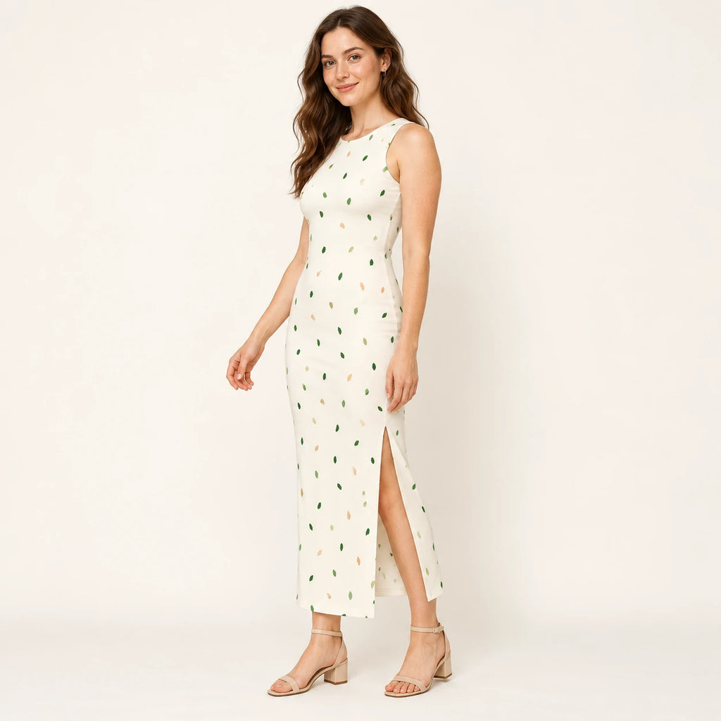 Meadow Dust bodycon dress — hero view