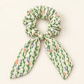 Meadow Trails bow-tie scrunchie — hero view