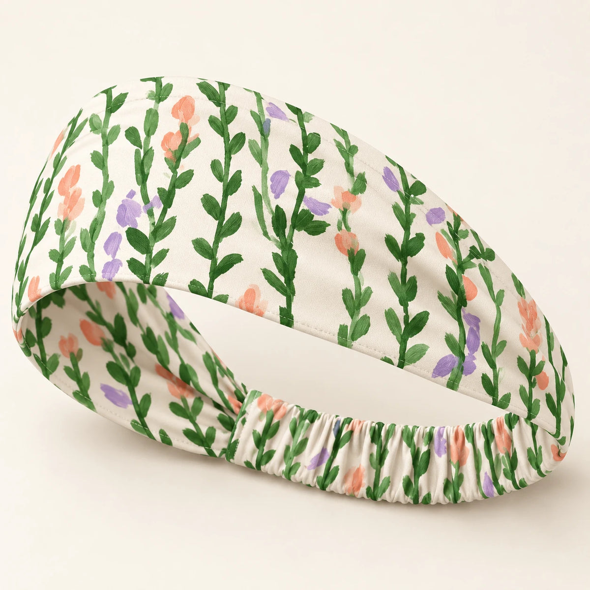 Meadow Trails headband — detail view