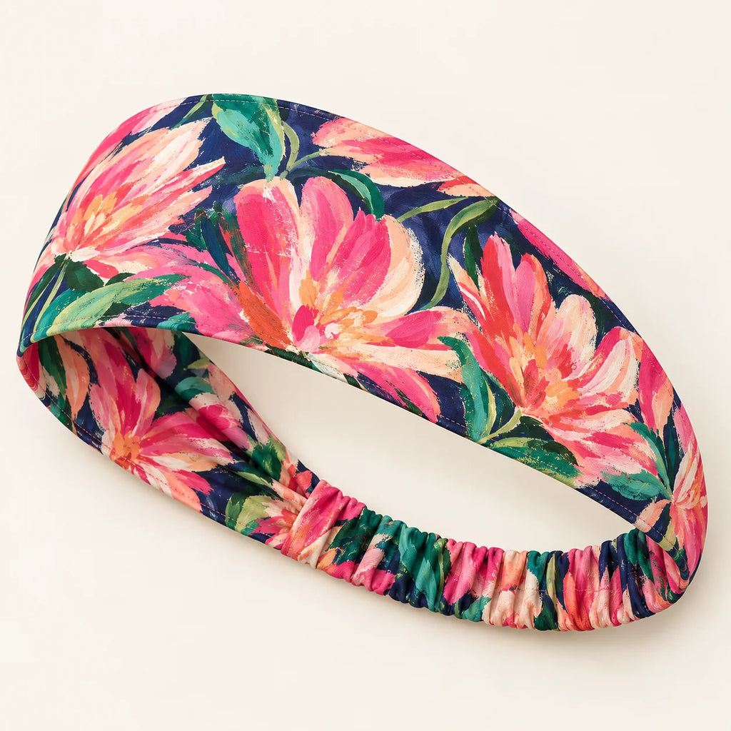 Midnight Magnolia Headband — detail view
