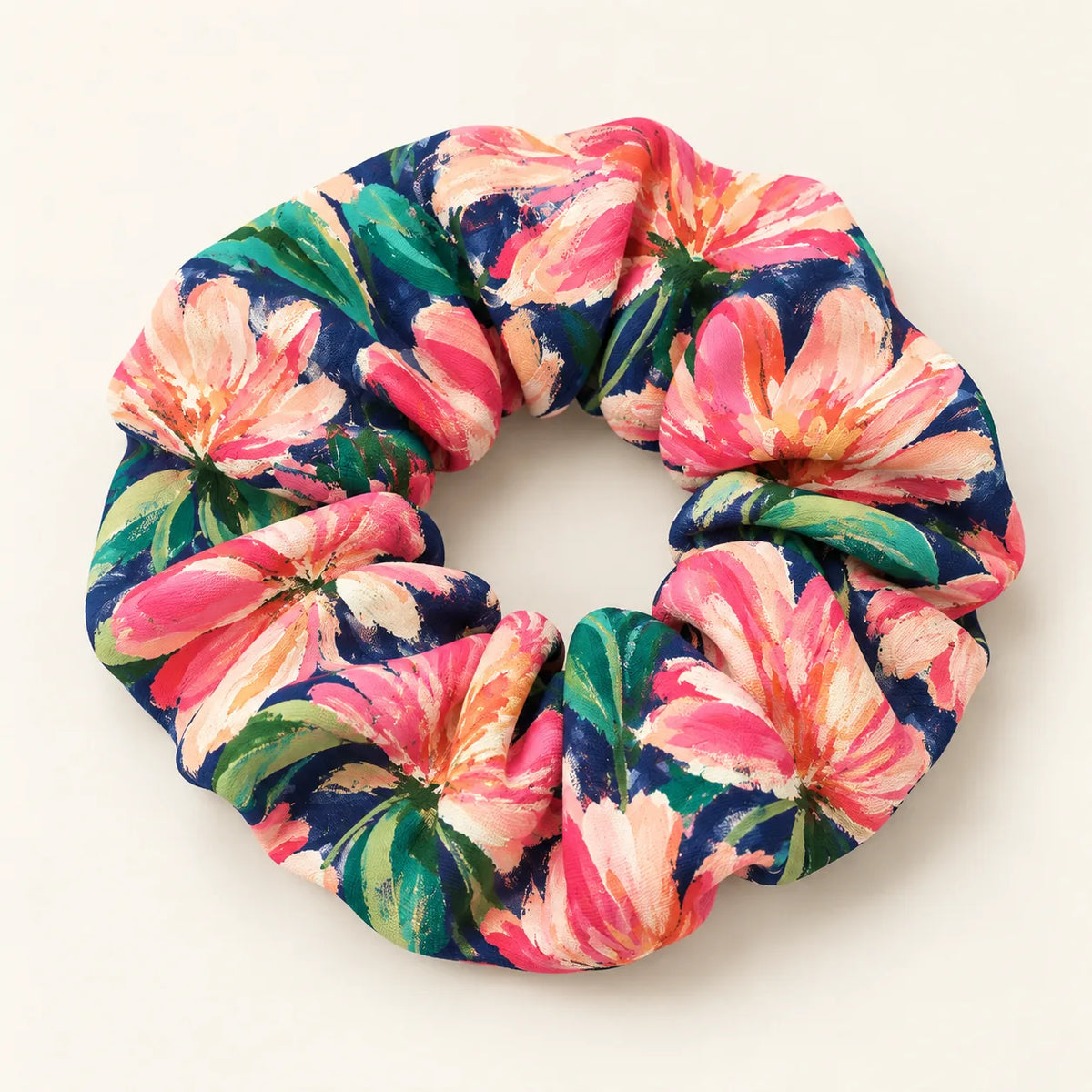 Midnight Magnolia Scrunchie — hero view