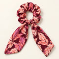 Mulberry Plumes Bow-Tie Scrunchie — hero view