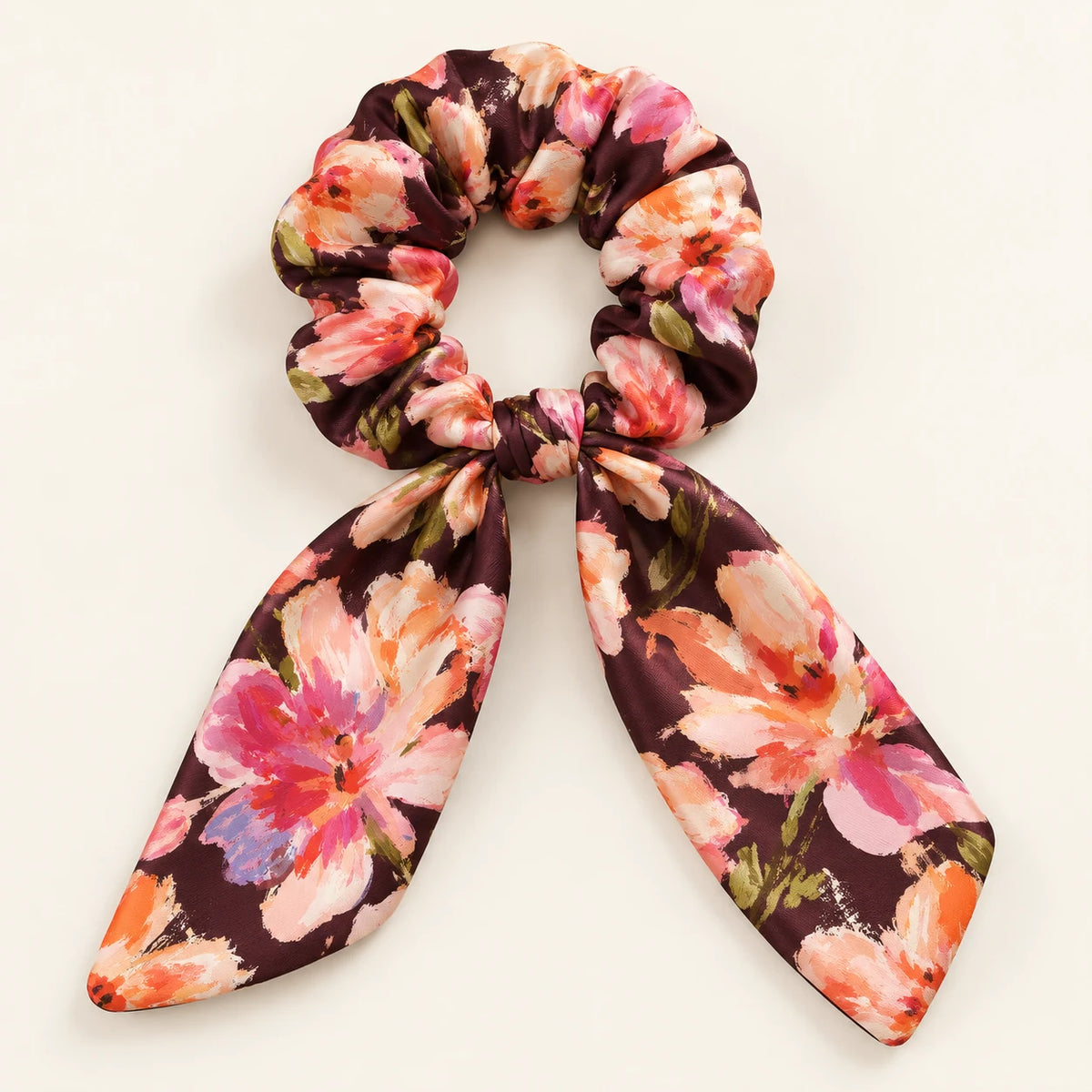 Orchid Afterglow Bow-Tie Scrunchie — hero view