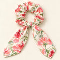 Peony Pages Bow-Tie Scrunchie — hero view