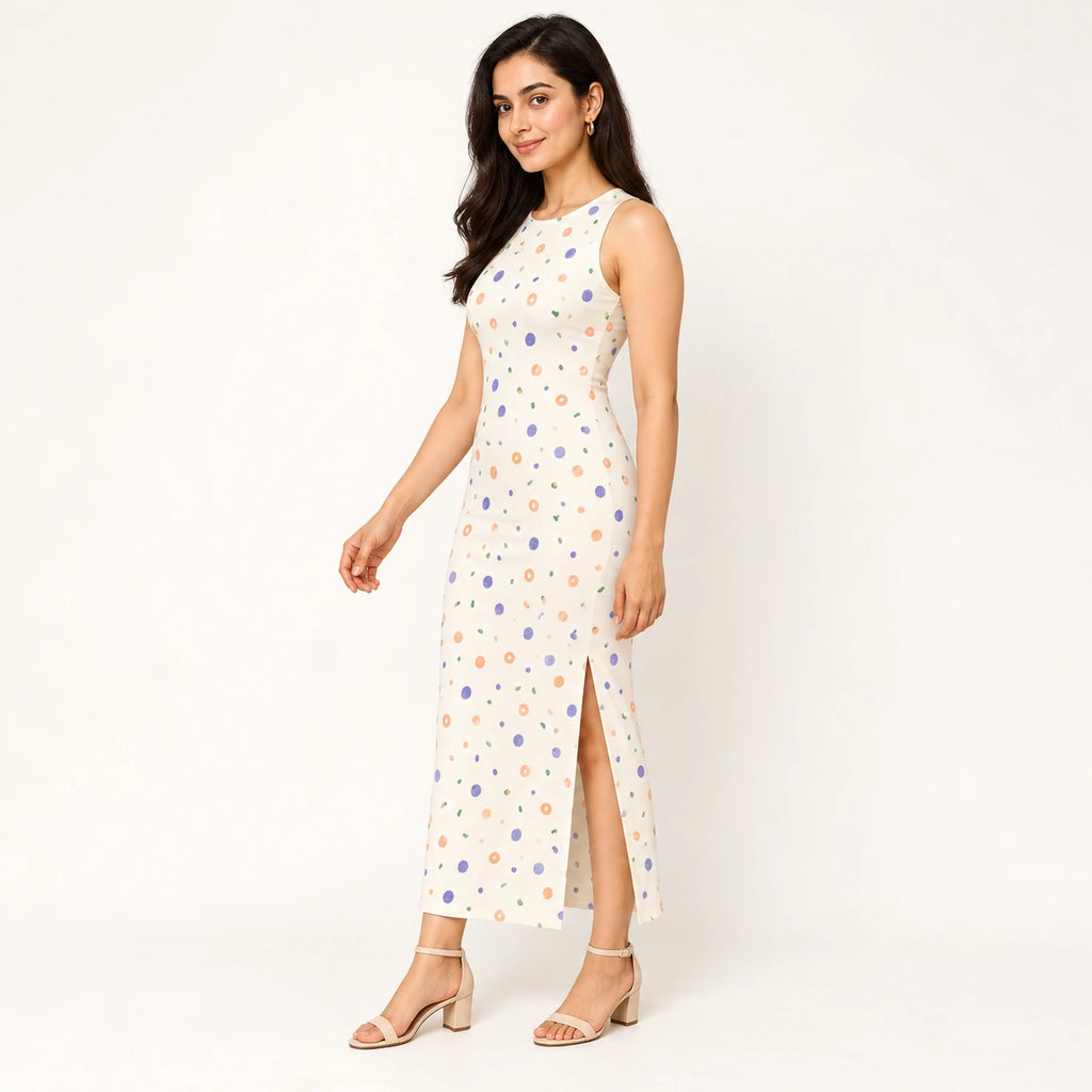 Petal Confetti bodycon dress — hero view