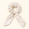 Petal Confetti bow-tie scrunchie — hero view