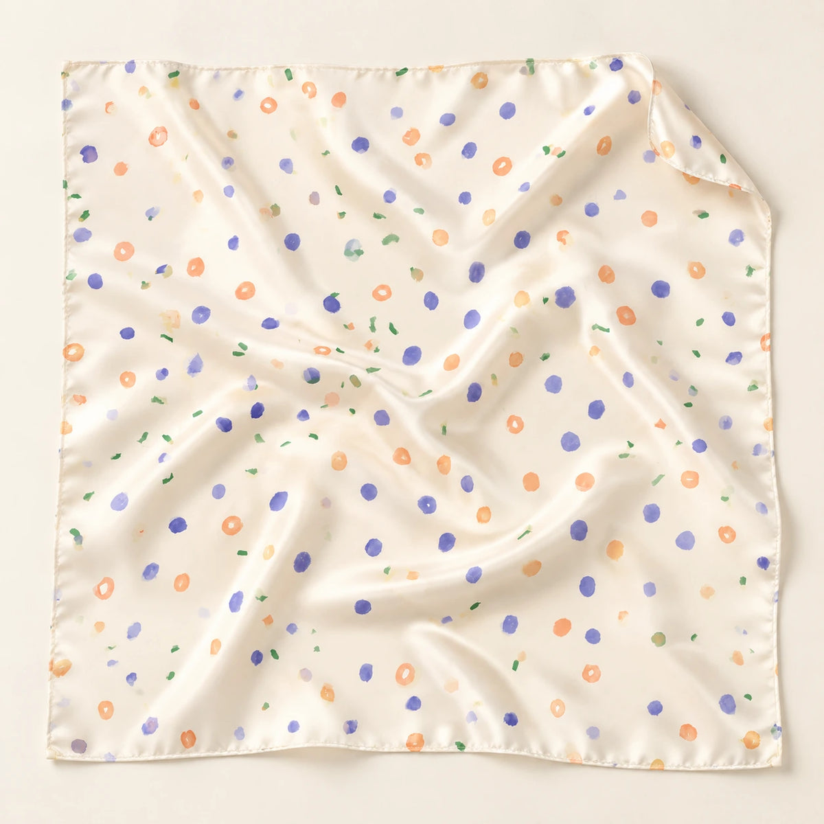 Petal Confetti scarf — detail view