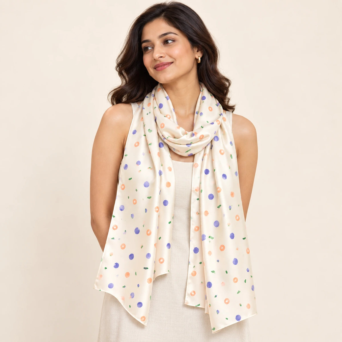 Petal Confetti stole — hero view