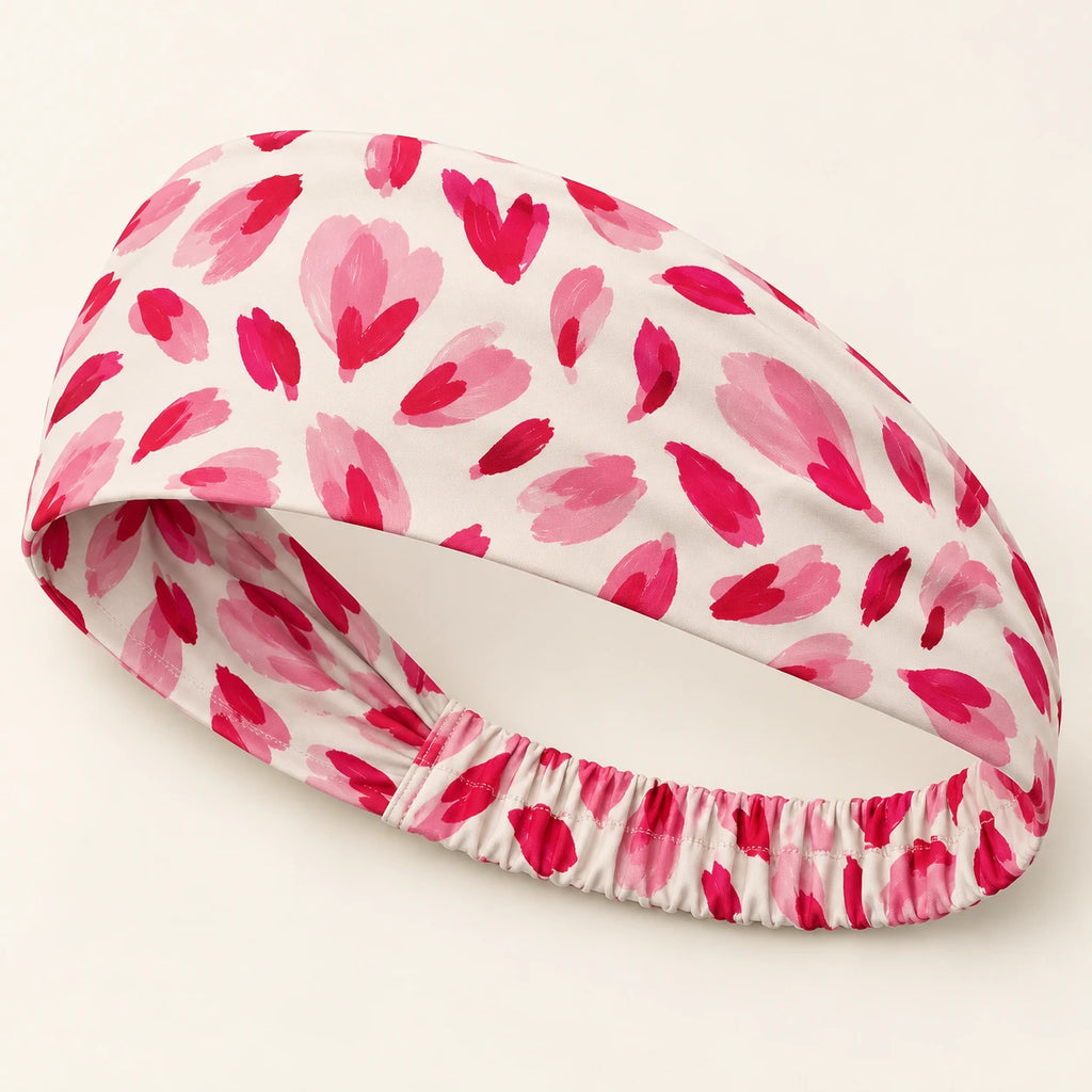 Pink Punctuation Headband — detail view