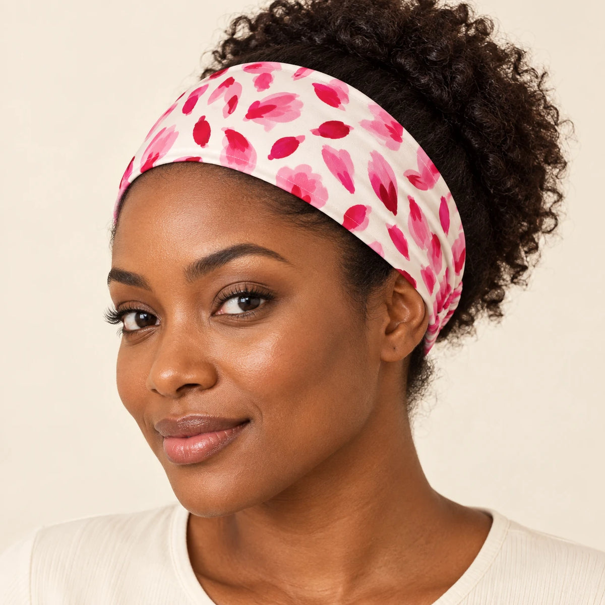 Pink Punctuation Headband — hero view