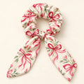 Ribbon Letters Bow-Tie Scrunchie — hero view
