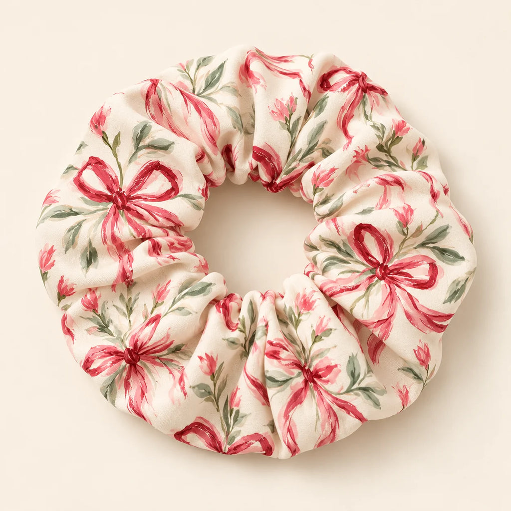 Ribbon Letters Scrunchie — hero view