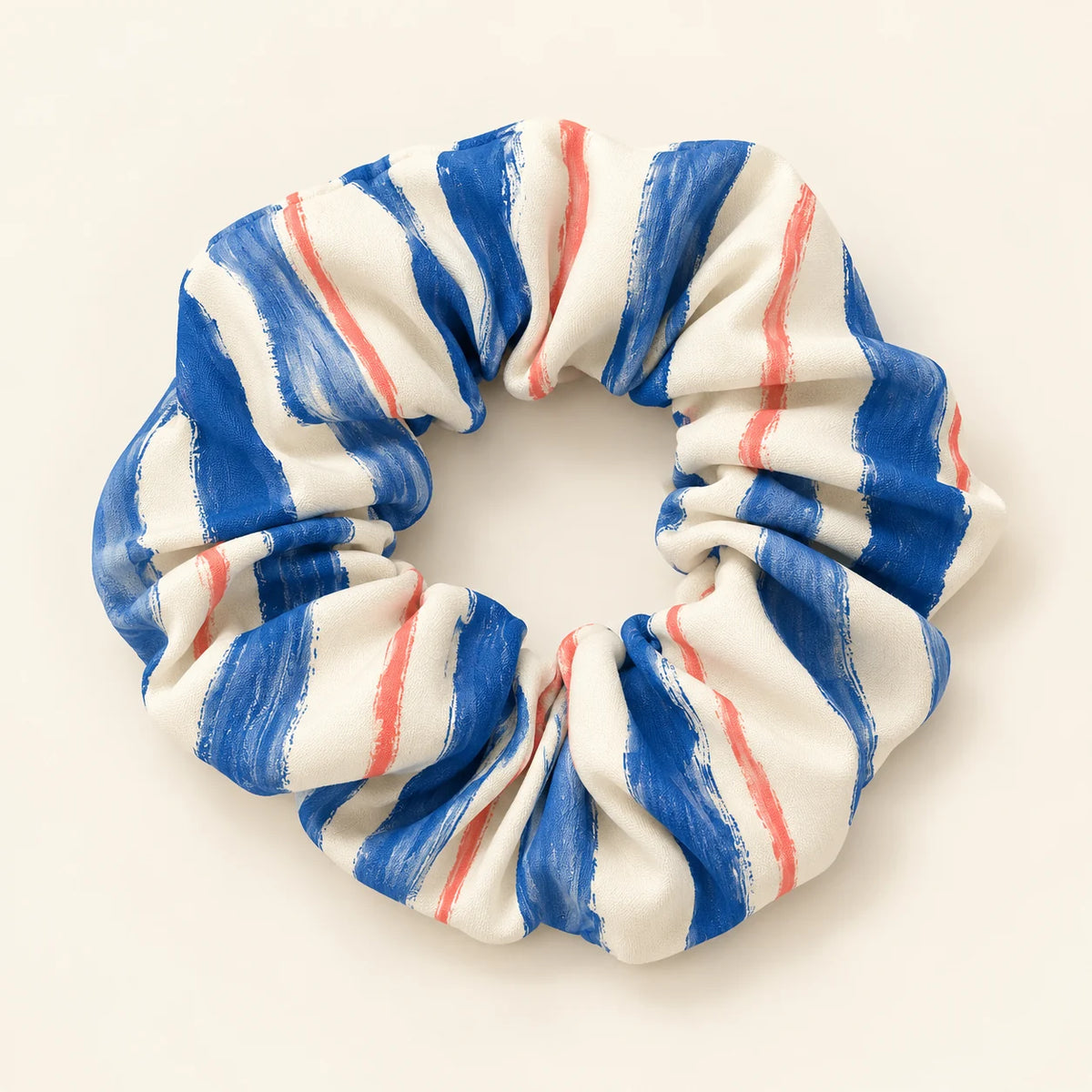 Riviera Stripe Scrunchie — hero view