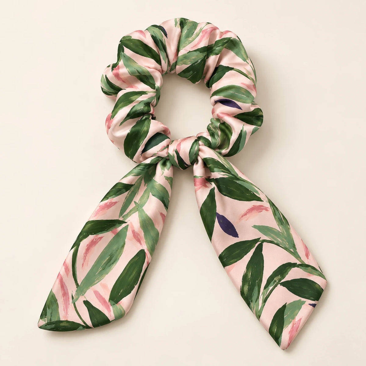 Sage Silhouette Bow-Tie Scrunchie — hero view