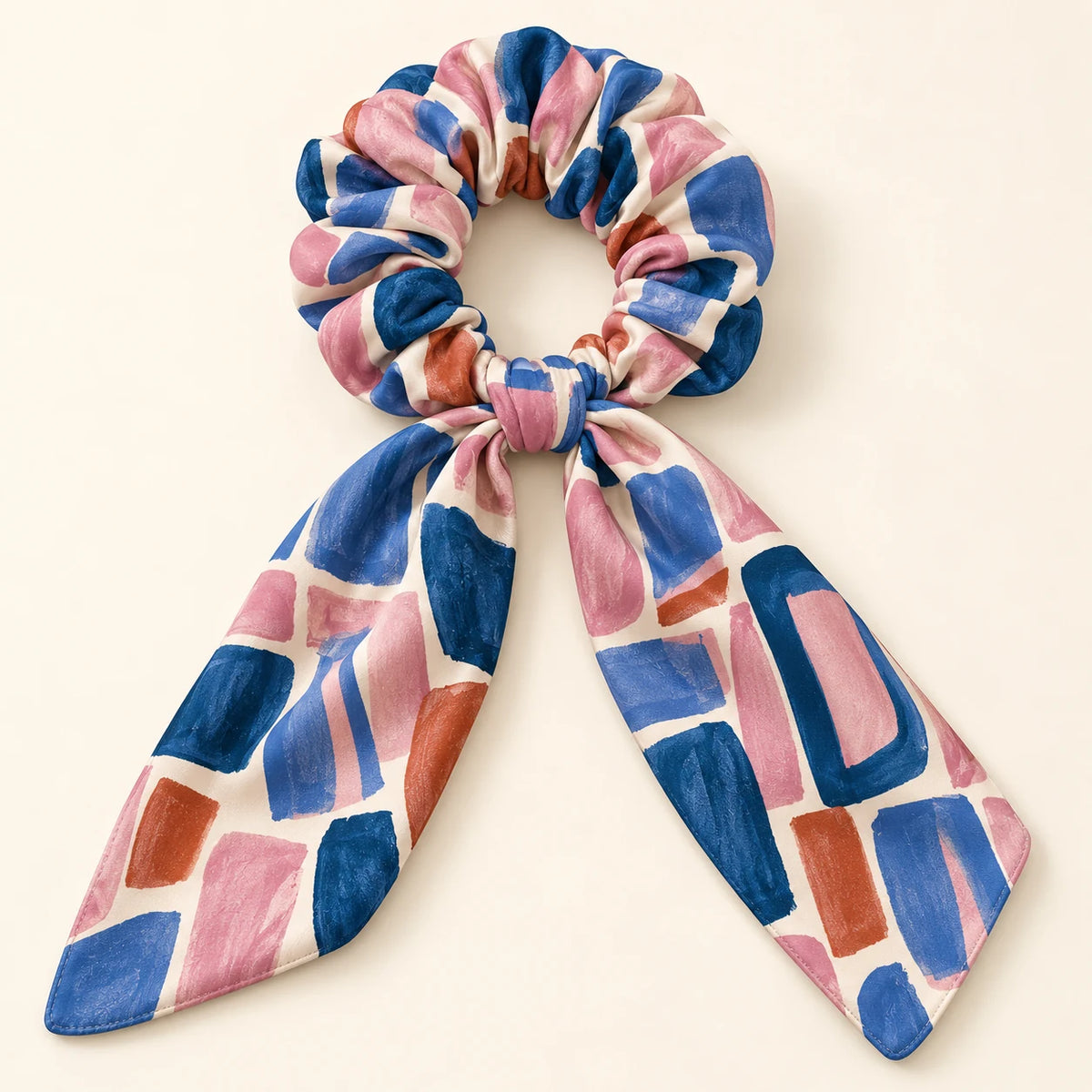 Soft Tempo Bow-Tie Scrunchie — detail view