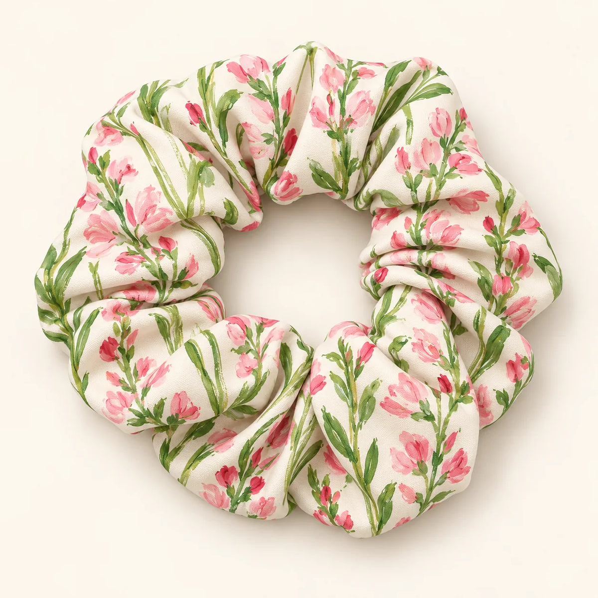 Sweetpea Lines Scrunchie — detail view