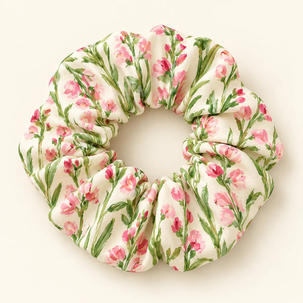 Sweetpea Lines Scrunchie — hero view