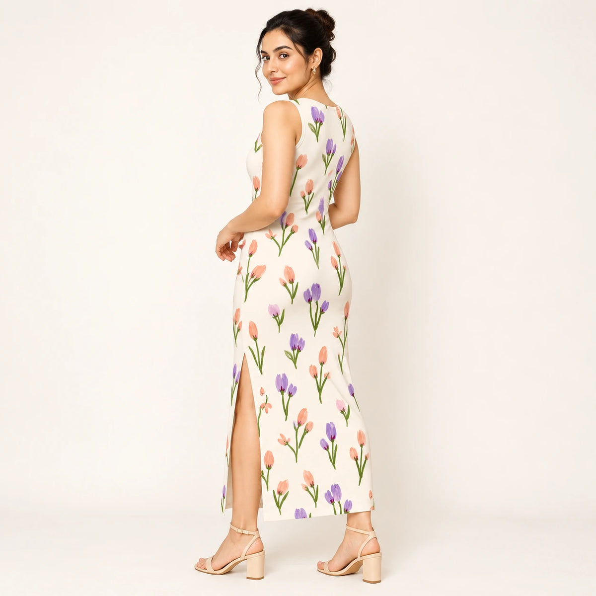 Tulip Daydream bodycon dress — rear view