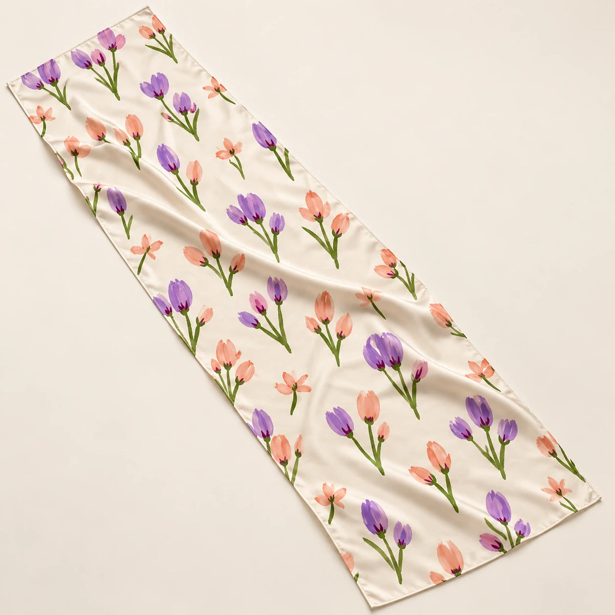 Tulip Daydream stole — detail view